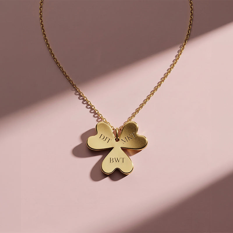 Her Love and Gratitude Necklace — engraved